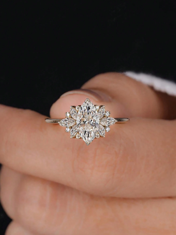 Horse Eye Snowflake Ring - Image 2