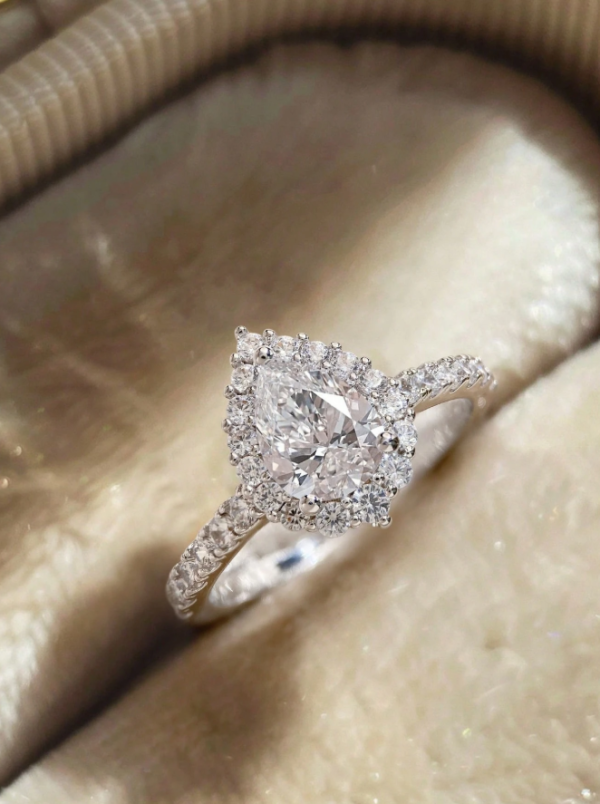 Teardrop Engagement Ring - Image 8