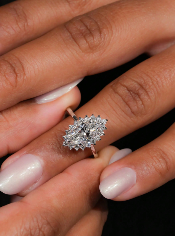 Marquise Engagement Ring - Image 5