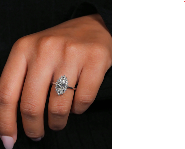 Marquise Engagement Ring - Image 7