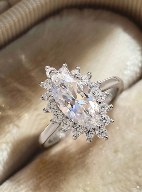Marquise Engagement Ring - Image 10