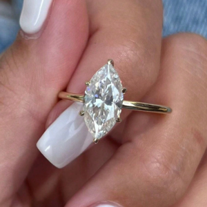 Horse Eye Engagement Ring