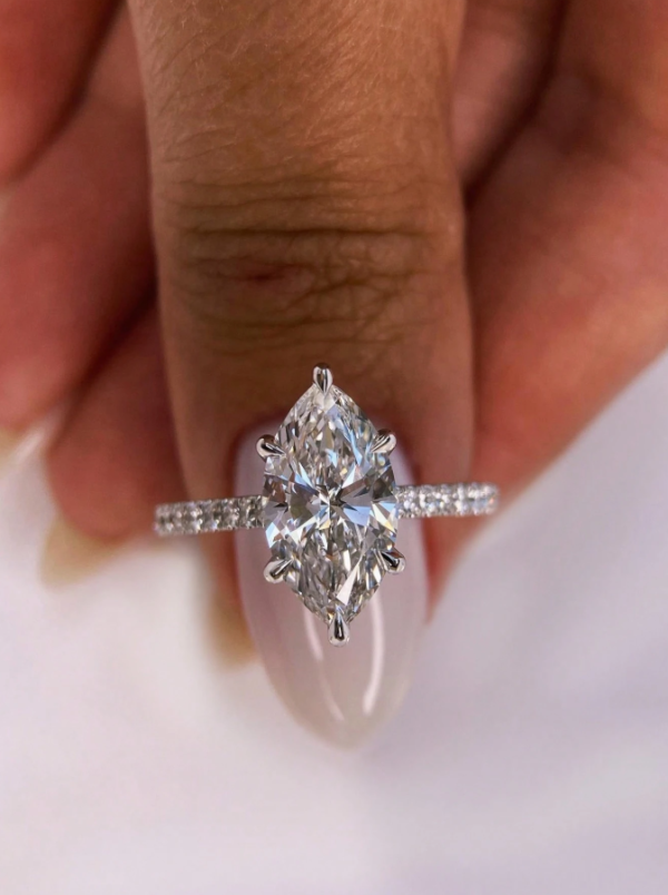 Horse Eye Diamond Ring - Image 2