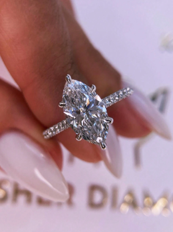 Horse Eye Diamond Ring