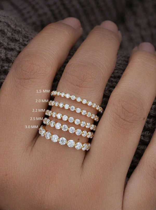 Full Sky Star Side Band Rings - Image 3