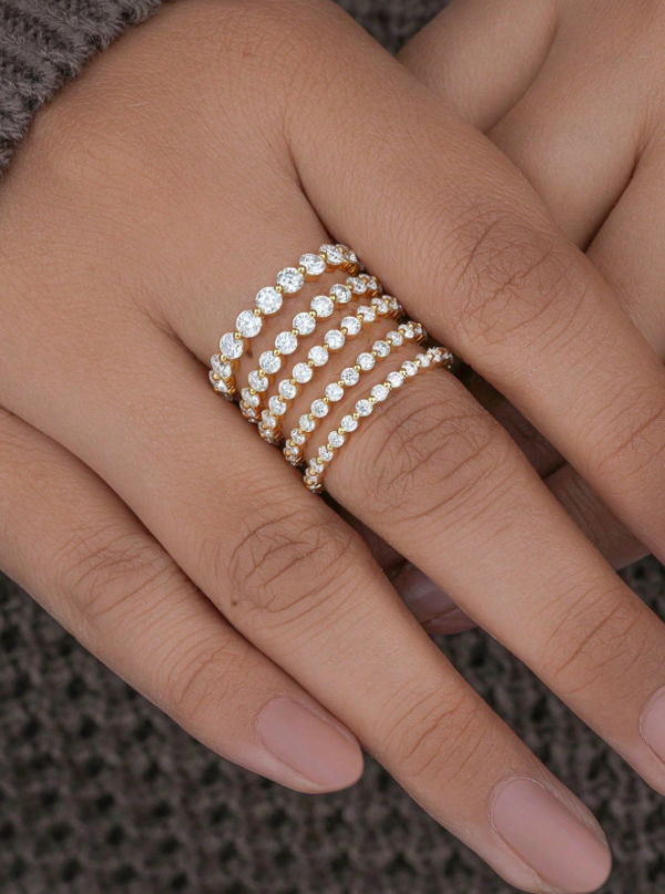 Full Sky Star Side Band Rings - Image 4