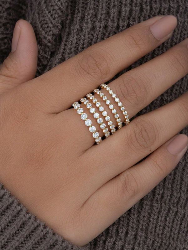 Full Sky Star Side Band Rings - Image 5