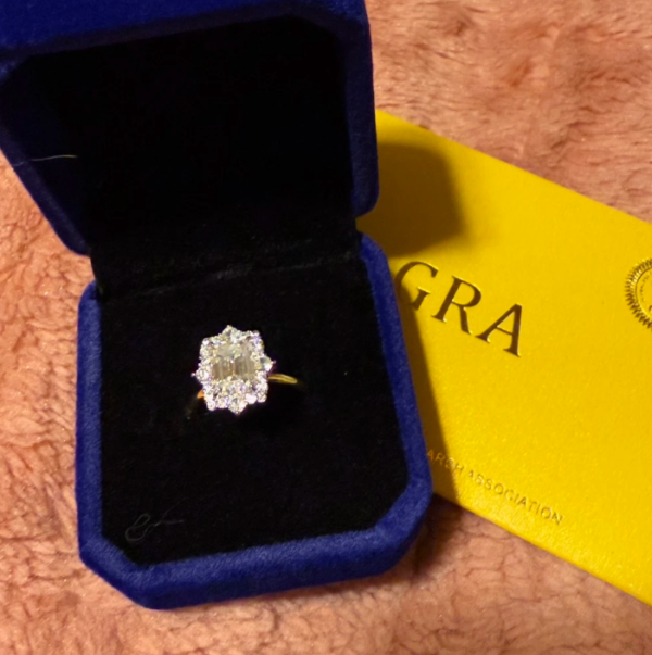 Palace Style 2ct Baguette Moissanite Ring - Image 6