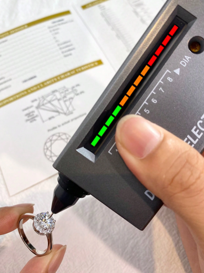 Round Wrapped Moissanite Diamond Ring - Image 6