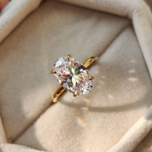 Sparkle Oval Engagement Ring