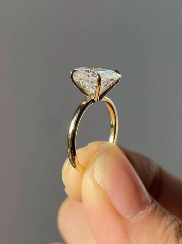 Sparkle Oval Engagement Ring - Image 8