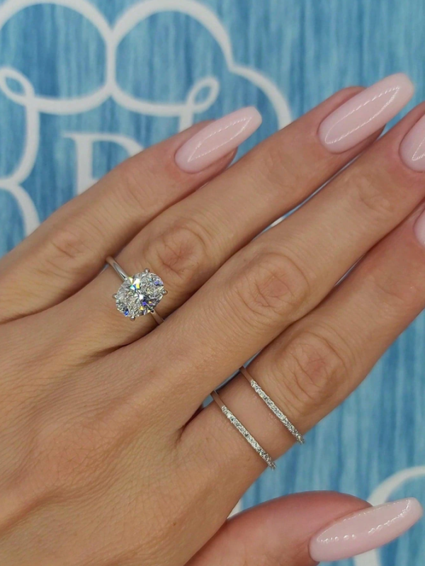 Sparkle Oval Engagement Ring - Image 10