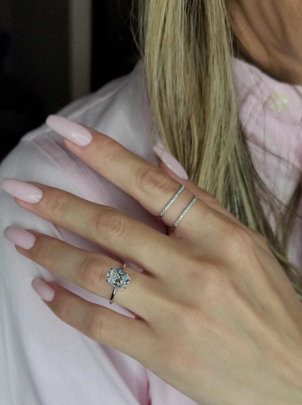 Sparkle Oval Engagement Ring - Image 13