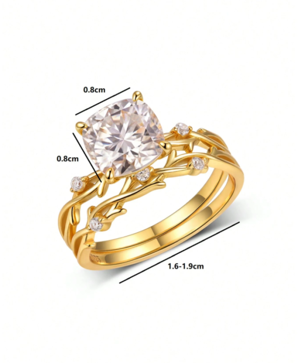 2.5CT Moissanite Ring - Image 4