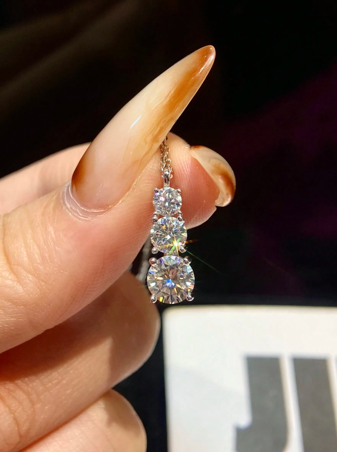 Trinity Spark Necklace - Image 3