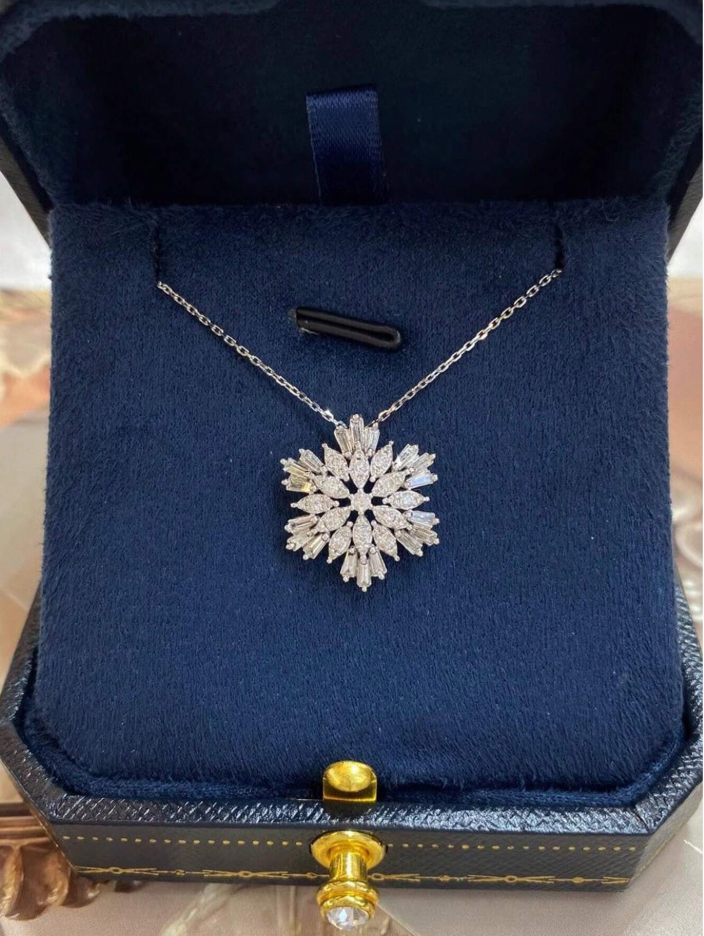 Winter Radiance Pendant Necklace