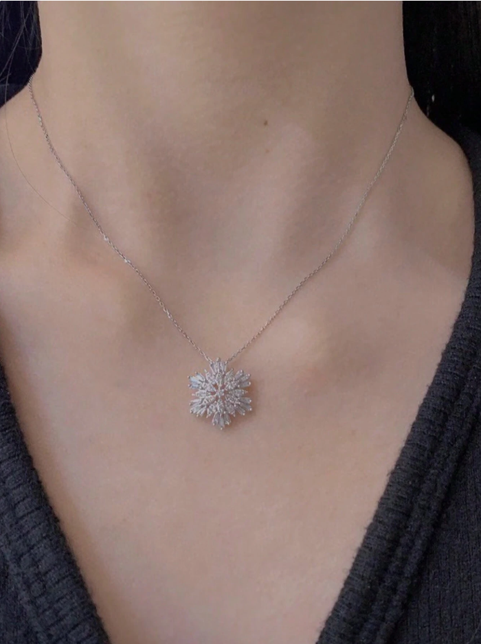 Winter Radiance Pendant Necklace - Image 5