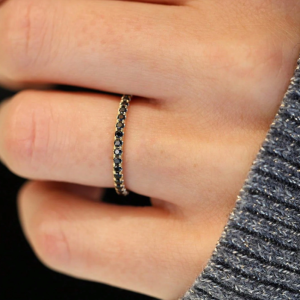 Midnight Stacking Ring