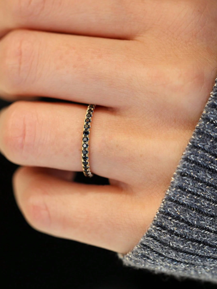 Midnight Stacking Ring