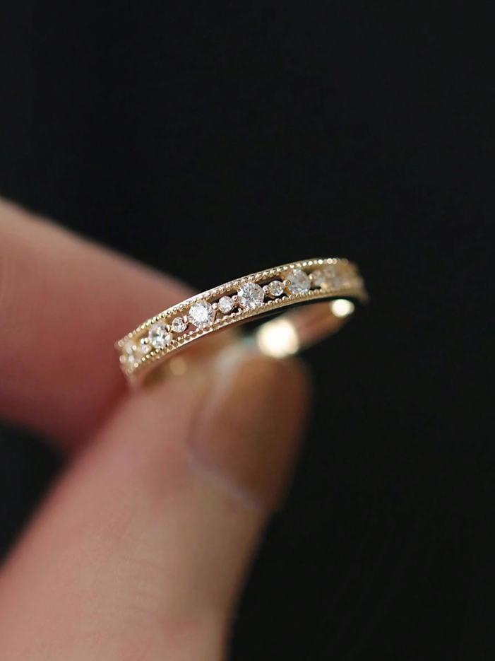 Glacia Wedding Band