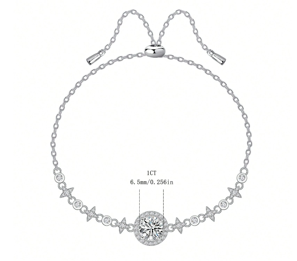 Full Star Moissanite Bracelet - Image 3